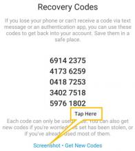 save-codes